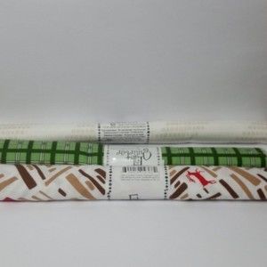 3 Fat Quarter Fabric Arts & Crafts Cotton Brown